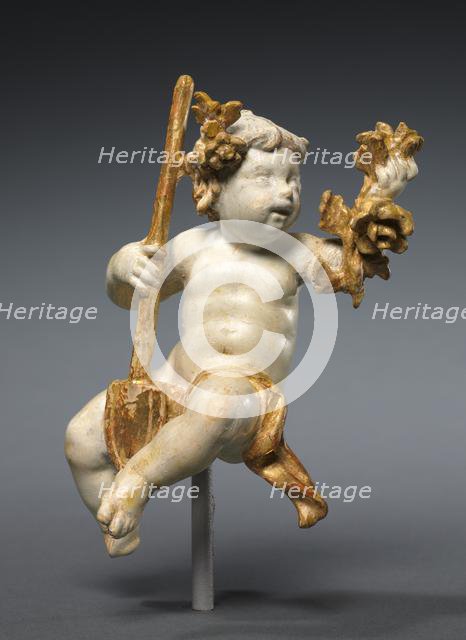Putto as Spring, c. 1765. Creator: Ferdinand Tietz (Austrian, 1708-1777).