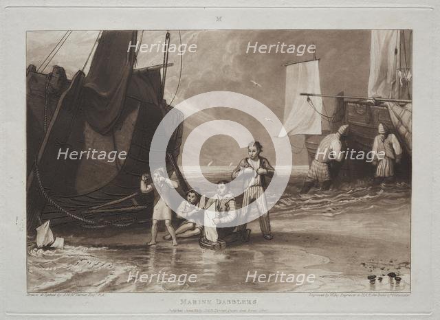 Liber Studiorum: Marine Dabblers. Creator: Joseph Mallord William Turner (British, 1775-1851).