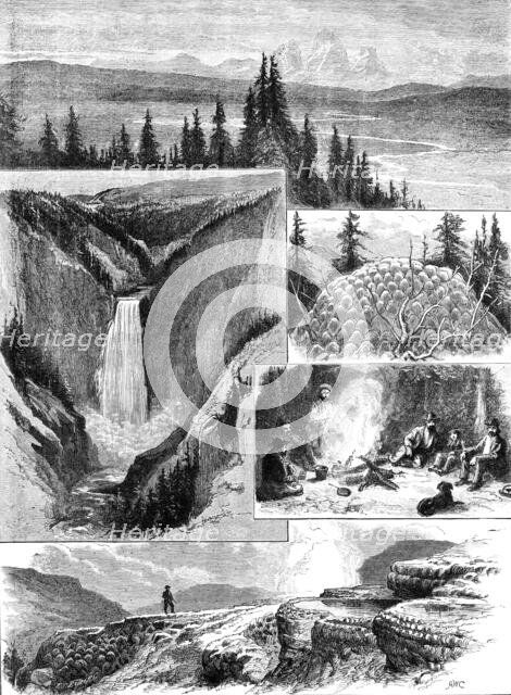 The Yellowstone Park, North America, 1883. Creator: Unknown.