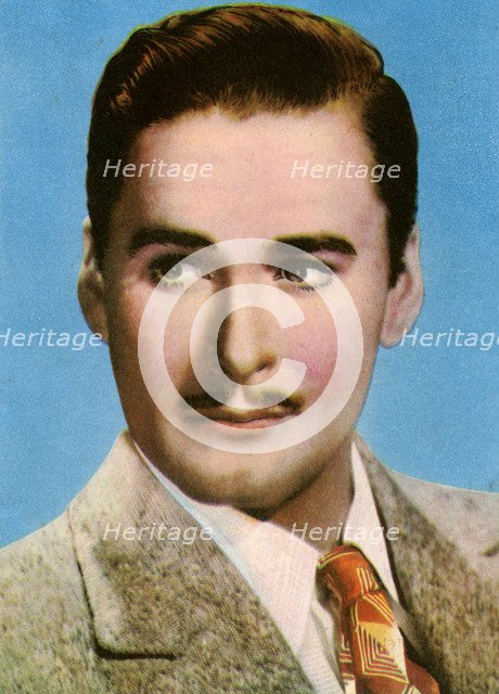 Errol Flynn (1909-1959), American film actor, 1940s. Artist: Unknown