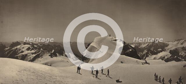 Summit of Mont Titlis, Switzerland, 1866. Creator: Adolphe Braun.