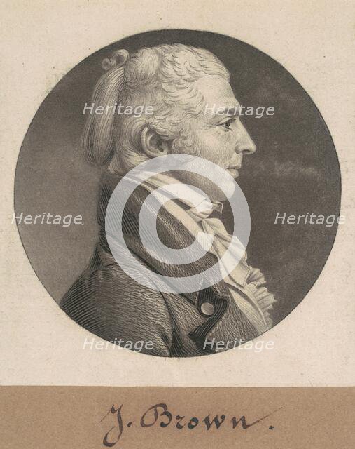 James Brown, Sr., 1808. Creator: Charles Balthazar Julien Févret de Saint-Mémin.