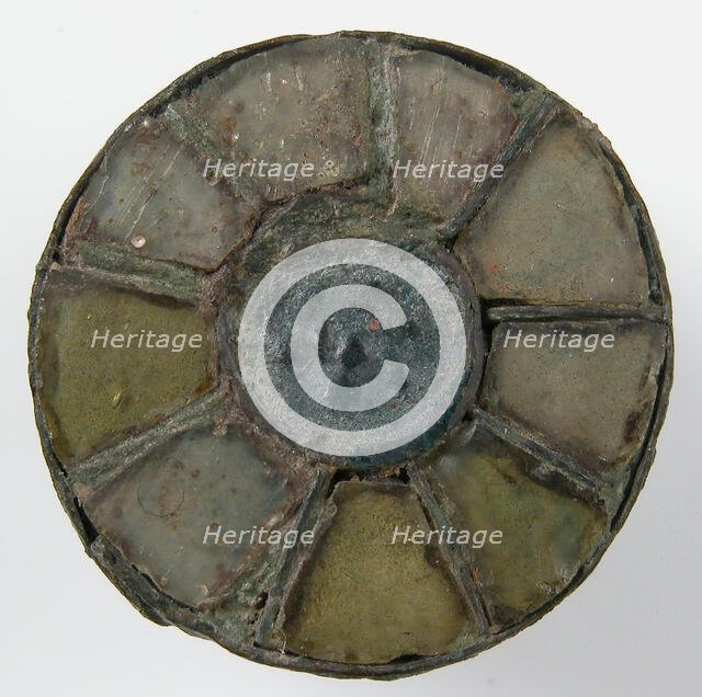 Disk Brooch, Frankish, 6th century. Creator: Unknown.