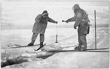 Improvised sounding tackle, Antarctica, 1911-1912. Artist: Unknown