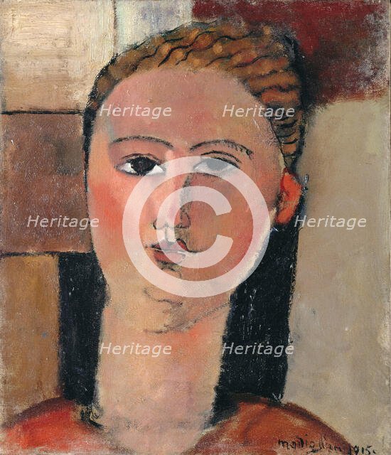 Fille rousse, 1915. Creator: Modigliani, Amedeo (1884-1920).