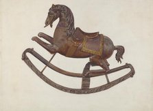 Rocking Horse, 1935/1942. Creator: Lucille Chabot.