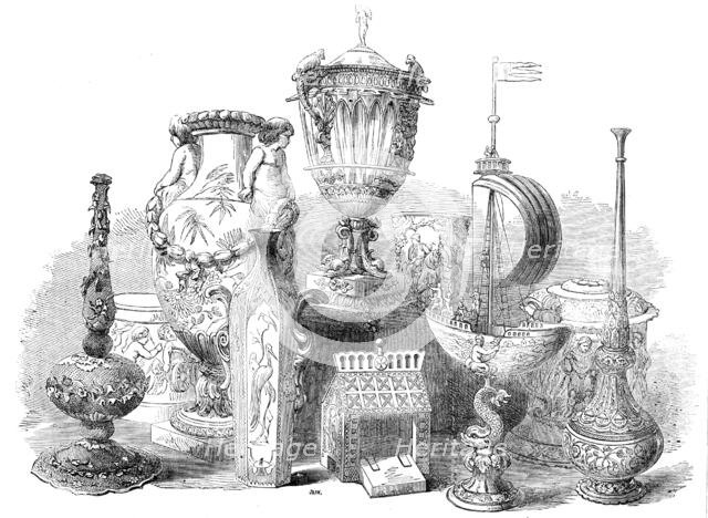 Group of Silver and Porcelain Rarities from the Sibthorp Collection, 1856.  Creator: J. & A.W..