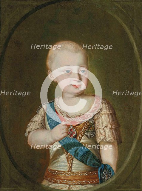 Portrait of Grand Duke Constantine Pavlovich of Russia (1779-1831) as child.