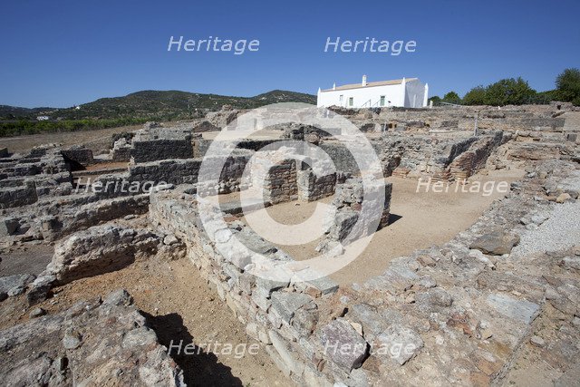 The ruins of a Roman house, Milreu, Portugal, 2009. Artist: Samuel Magal