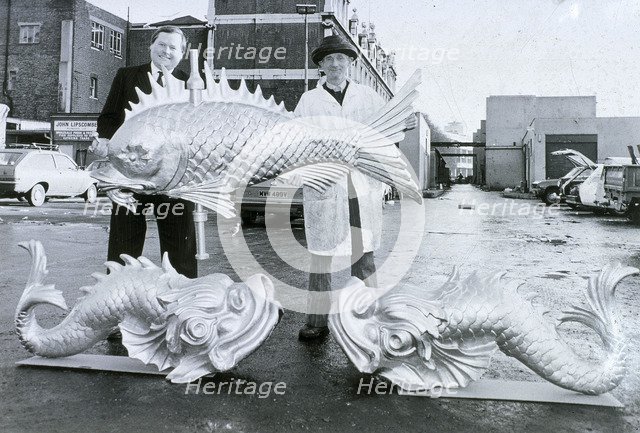 Weather vanes, Billingsgate Market, c1981. Artist: Anon