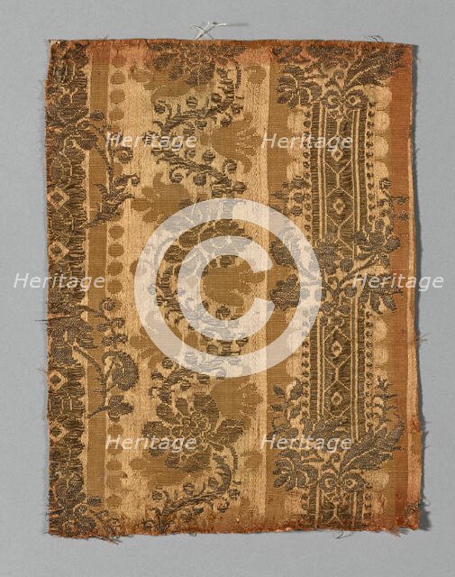 Fragment (Dress Fabric), Italy, 1650/1700. Creator: Unknown.