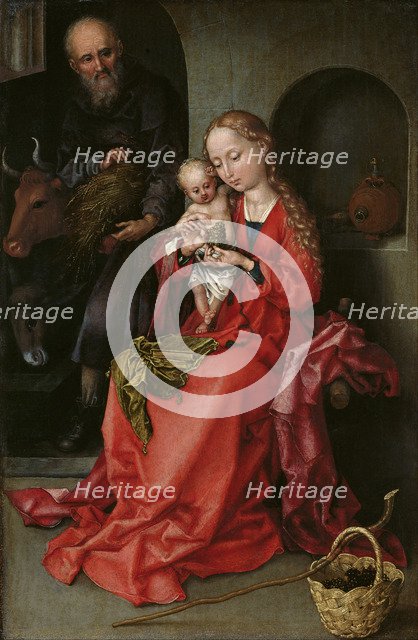 The Holy Family, 1480-1490. Artist: Schongauer, Martin (ca. 1445/50-1491)