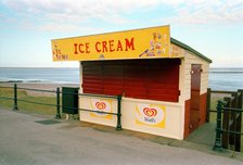 Ice cream kiosk, Fleetwood, Lancashire, 1999. Artist: P Williams