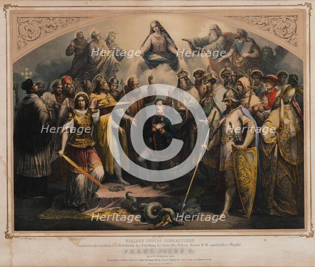 The rescue of Emperor Franz Joseph I of Austria: the attempted assassination on Feb 18, 1853, 1853. Creator: Leybold, Eduard Friedrich (1798-1879).