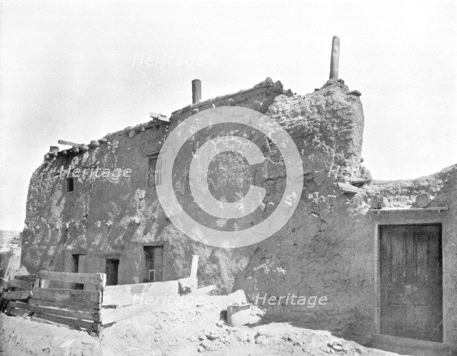 'Oldest House in the United States', Santa Fe, New Mexico, USA, c1900.  Creator: Unknown.
