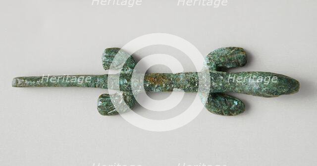 Lizard Figurine, Ptolemaic Period (332-30 BCE) or later. Creator: Unknown.