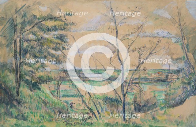 In the Oise Valley, 1878-80. Creator: Paul Cezanne.