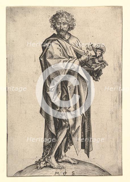 St. John the Baptist, ca. 1435-1491. Creator: Martin Schongauer.