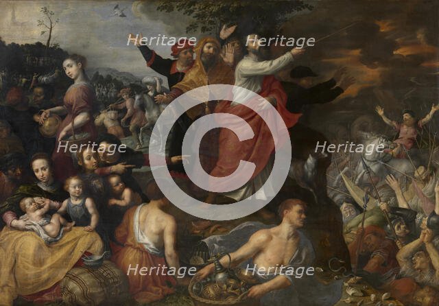 Passage through the Red Sea, 1626. Creator: Martin Pepyn.