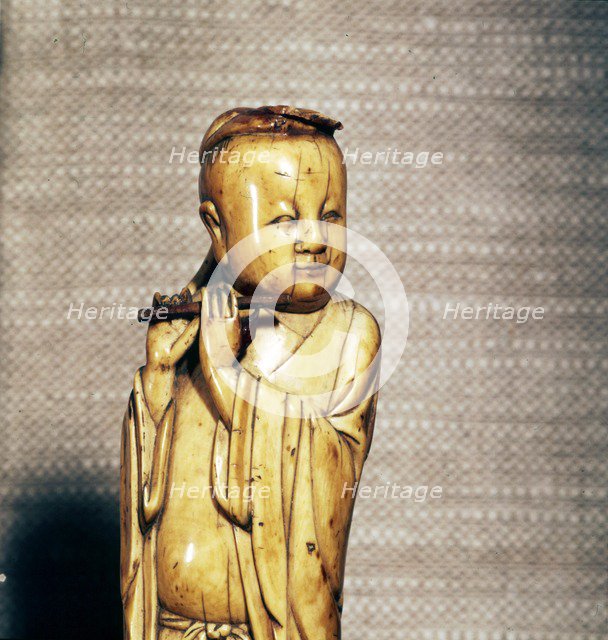 The Taoist Immortal, Han Xiangzi, Ming Dynasty, 17th century Artist: Unknown.