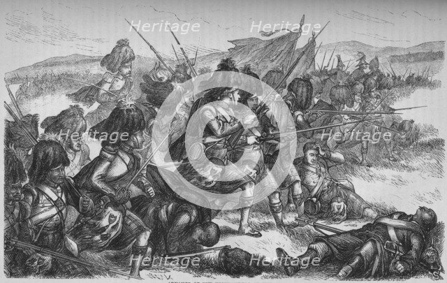 'Advance of the Highlanders at the Alma', c1880. Artist: Unknown.