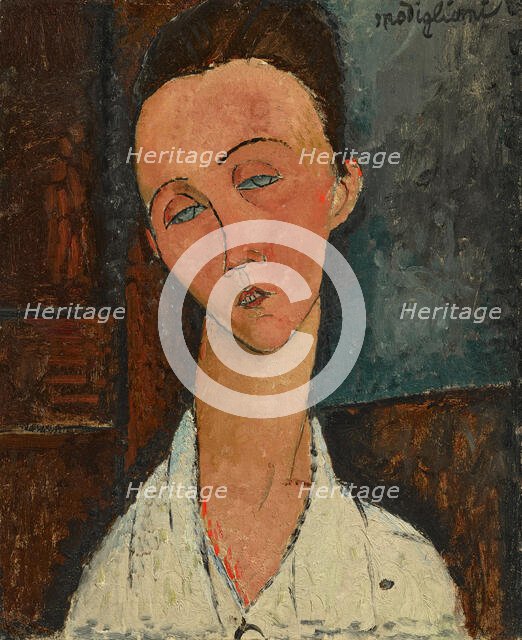 Portrait of Lunia Czechowska, c1917-1918. Creator: Modigliani, Amedeo (1884-1920).