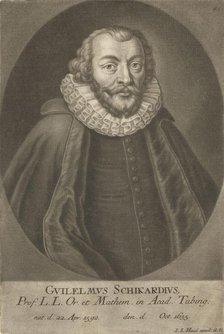 Portrait of Wilhelm Schickard (1592-1635). Creator: Anonymous.