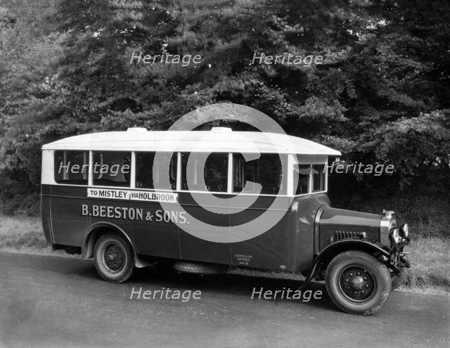 1928 Thornycroft A2 long chassis bus . Creator: Unknown.