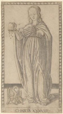 Charita (Charity), c. 1465. Creator: Master of the E-Series Tarocchi.