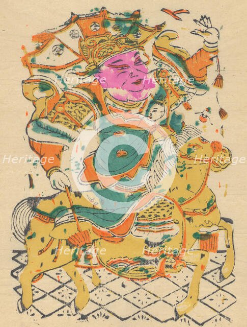 One hundred thirty-five woodblock prints including New Year's pictures (nianh..., 19th-20th century. Creator: Unknown.