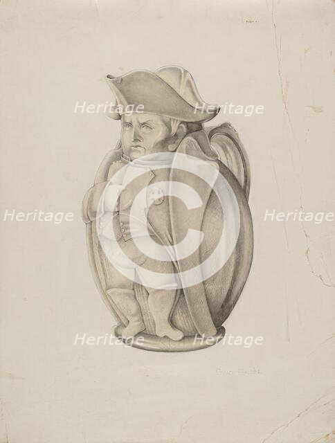 Napoleon Toby Mug, c. 1939. Creator: Grace Halpin.