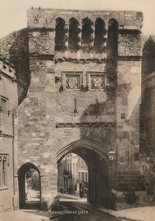 West Gate, Winchester, Hampshire, early 20th century(?). Artist: Unknown.