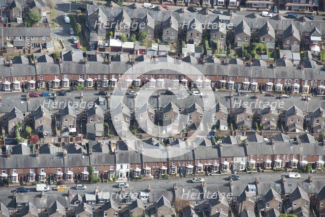 Terraced housing, York, North Yorkshire, 2014. Creator: Historic England Staff Photographer.