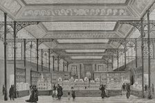 Interior of the Pavilion of the City of Paris at the Champ de Mars, Paris Exposition, 1878. Creator: Unknown.