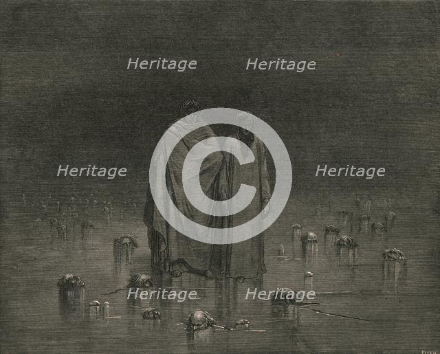 '"Take good heed, thy soles do tread not on the heads of thy poor brethren"', c1890.  Creator: Gustave Doré.