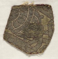 Fragment of Gothic Velvet, 15th century. Creator: Unknown.