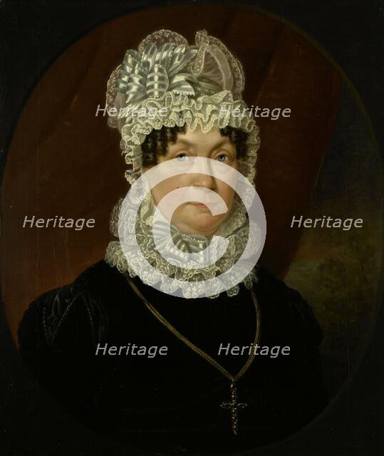 Portrait of Ann Brander (died 1837), Wife of Job Seaburne May, 1823. Creator: Jan Willem May.