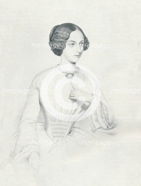'Johanna Wagner', 1852. Artist: Richard James Lane.