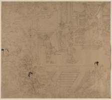 Album of Daoist and Buddhist Themes: Kings of Hells: Leaf 32, 1200s. Creator: Unknown.