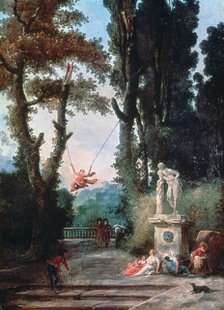 'The Swing', c1777. Artist: Robert Hubert