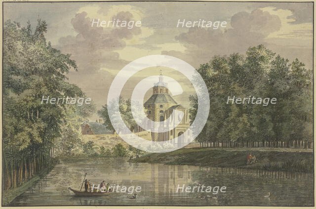 Gate to Utrecht with part of the promenade, 1750. Creator: Jacobus van Liender.