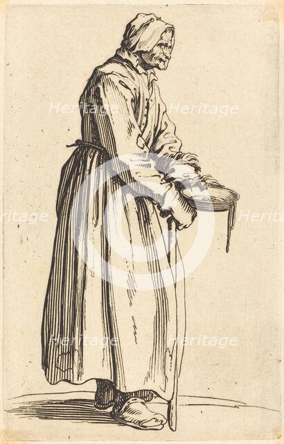 Beggar Woman with Pan, c. 1622. Creator: Jacques Callot.