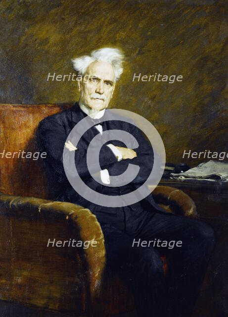 Portrait d'Henri Rochefort (Victor-Henri, marquis de Rochefort-Luçay, dit), homme..., c1908. Creator: Marcel Baschet.