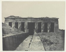 Vue Générale, Grand Temple de Dendérah (Teutyres), Haute-Egypte, 1849/51, printed 1852. Creator: Maxime du Camp.