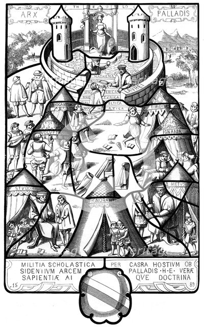 The Citadel of Pallas, 1589 (1849). Artist: Unknown