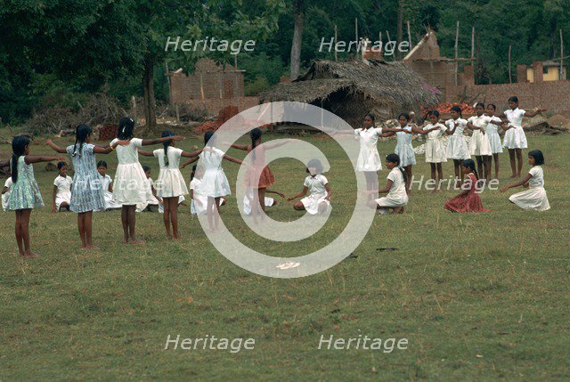 P.E class in Sri Lanka. Artist: CM Dixon Artist: Unknown