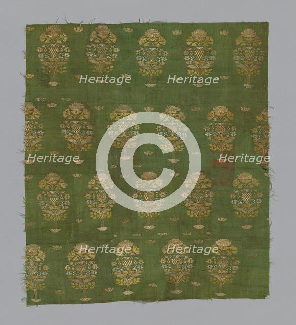 Fragment (Dress Fabric), Iran, 1675/1725. Creator: Unknown.