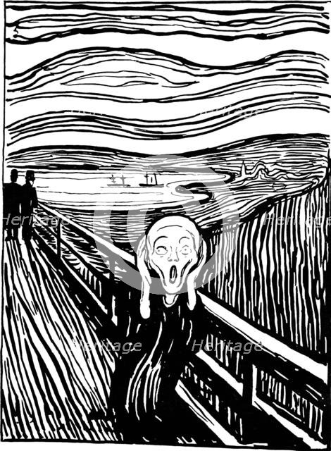 'The Scream', 1895.  Artist: Edvard Munch
