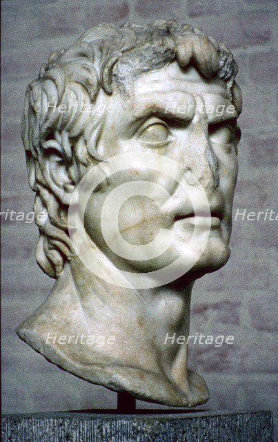 Bust of Lucius Cornelius Sulla, 2nd century BC. Creator: Unknown.