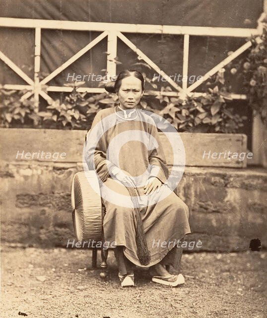 Femme Annamite, Saïgon, Cochinchine, 1866. Creator: Emile Gsell.